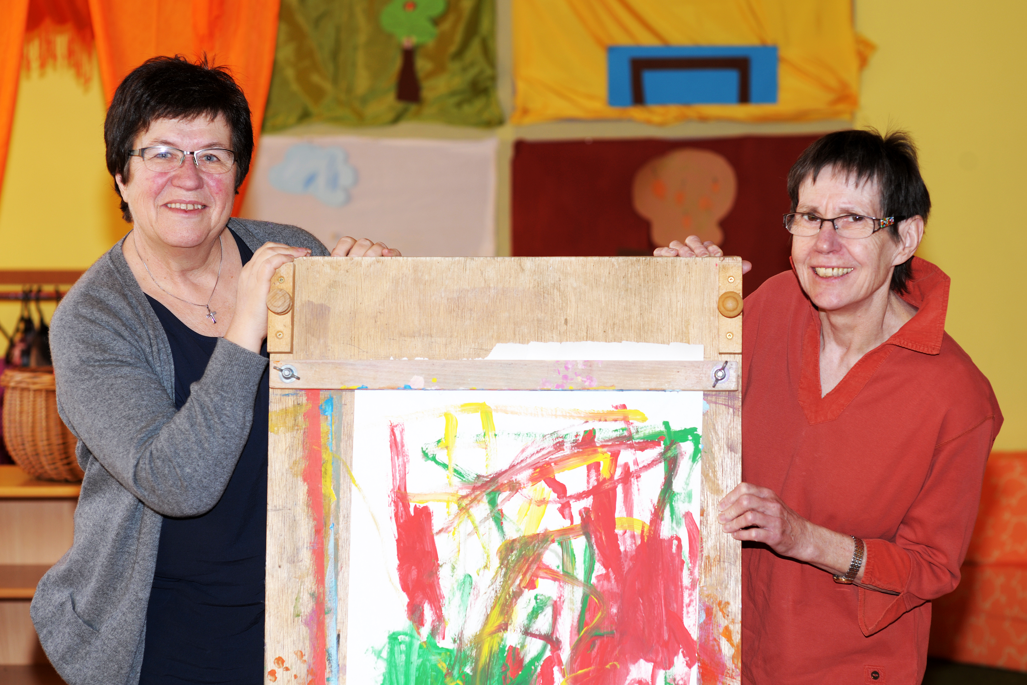 Vertretungskräfte Rosmarie Hennche & Christine Burghof